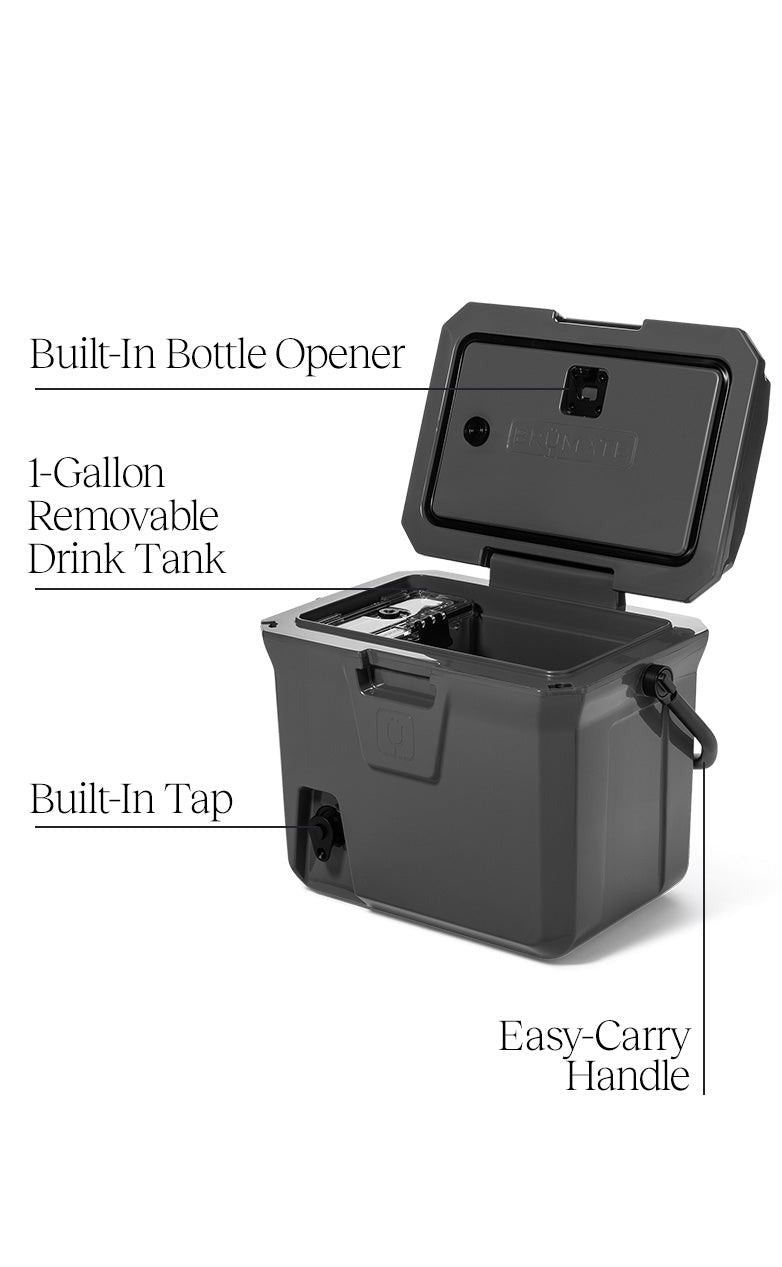 BrÃ1⁄4Tank 20-Quart Easy-Carry Cooler | Blue Agave