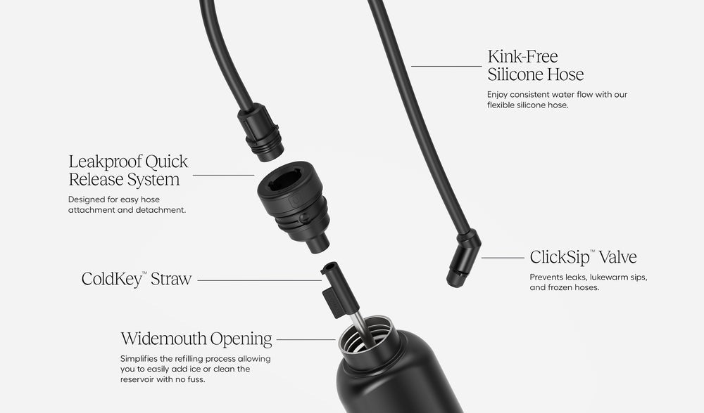 Paragon Hydration System | 40oz | Matte Black